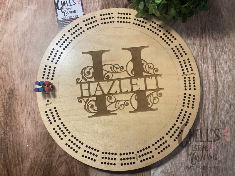 Custom Wooden Round Crib Boards
