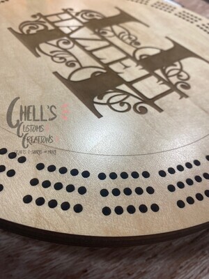 Custom Wooden Round Crib Boards