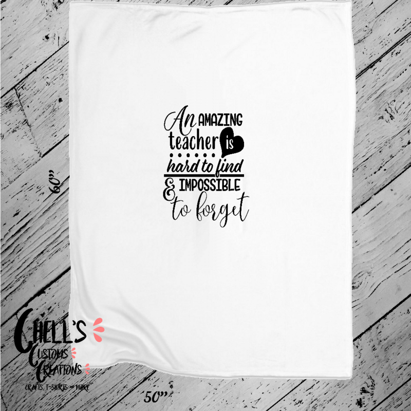 An Amazing Teacher Blanket