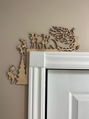 Fancy Sleight Christmas Trim Corner