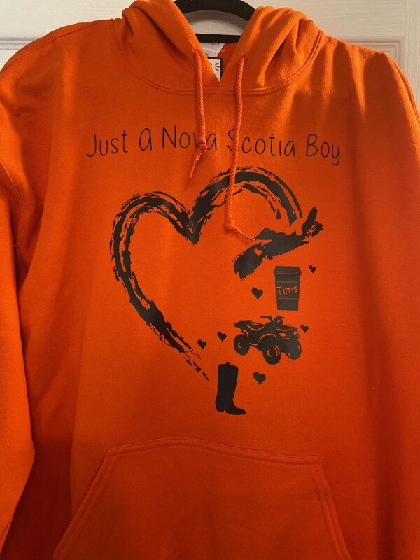 Just A Nova Scotia Boy Hoodie