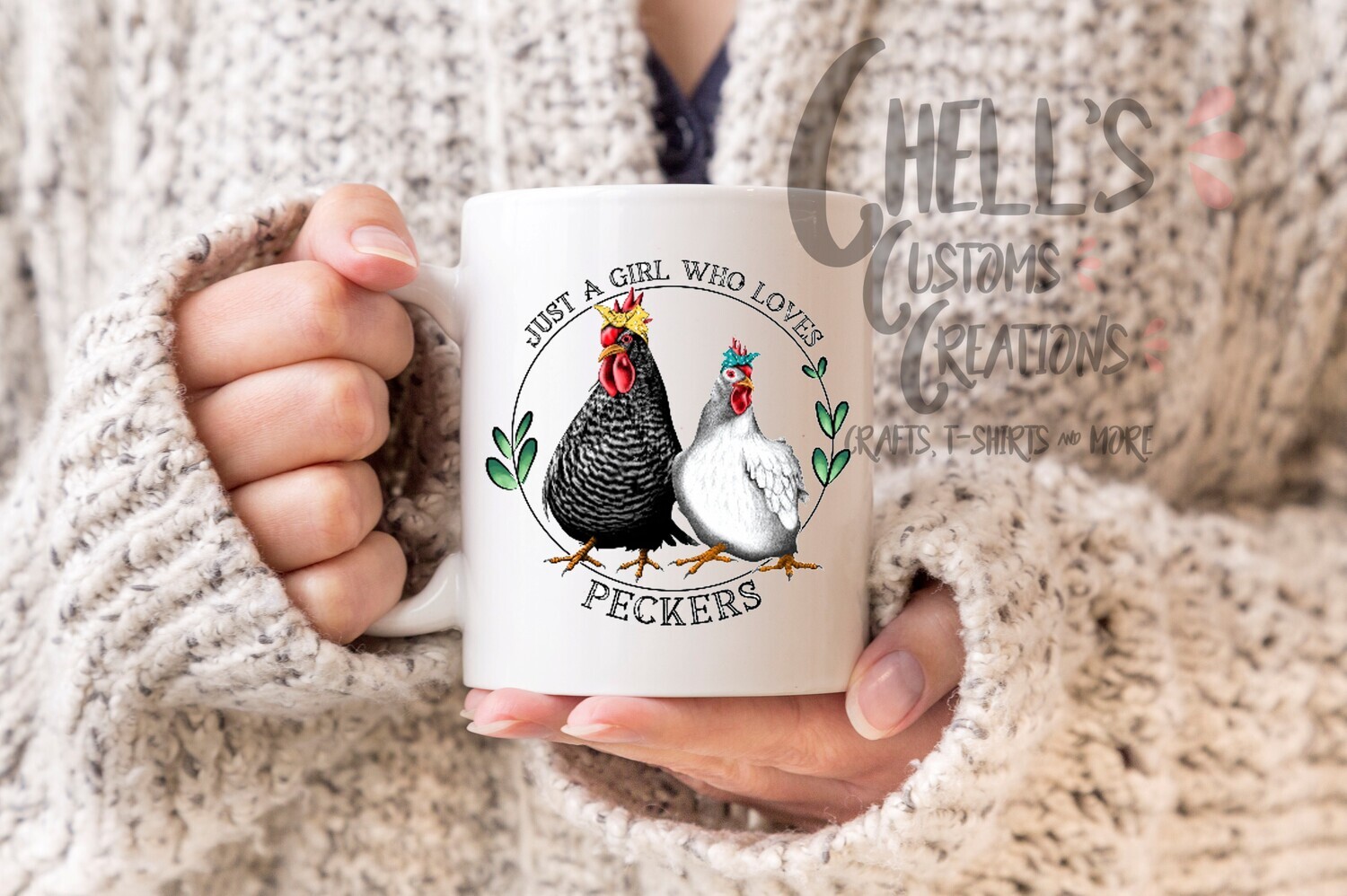 Just A Girl Who Loves Peckers Mug
