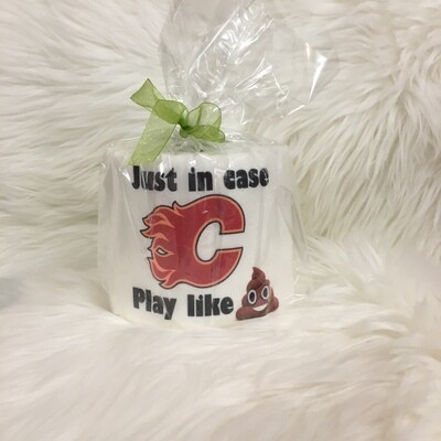 Calgary Flames Novelty Toilet Paper