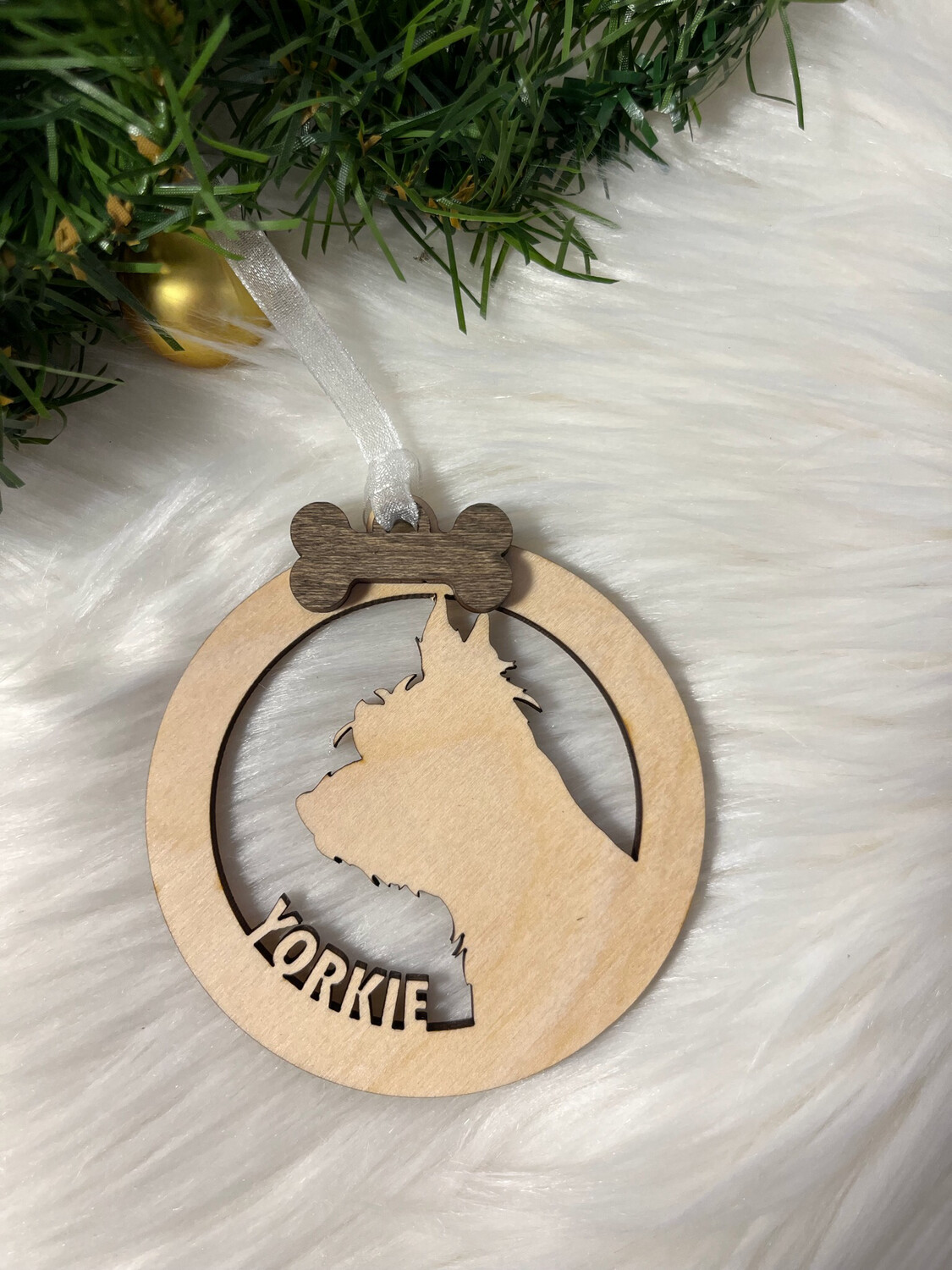 Yorkie Ornament