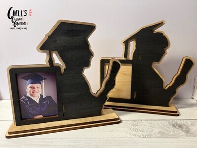 Silhouette Grad Photo Frame