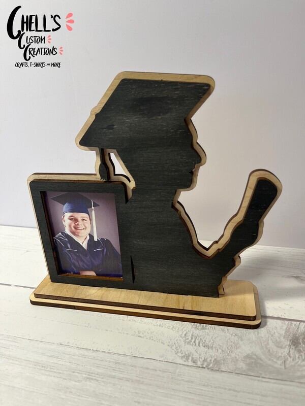 Silhouette Grad Photo Frame