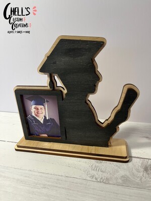 Silhouette Grad Photo Frame