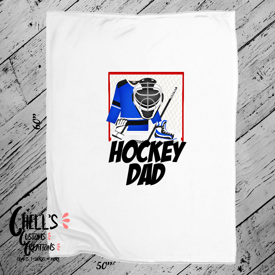 Hockey Dad Blanket