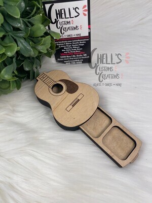 Small Wooden Guitar Pick Holder