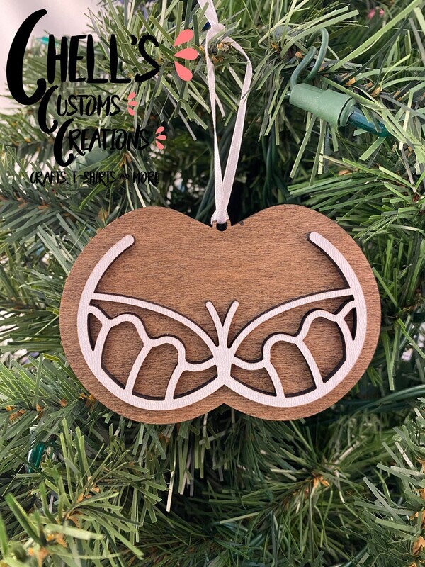 Naughty Gingerbread Bra