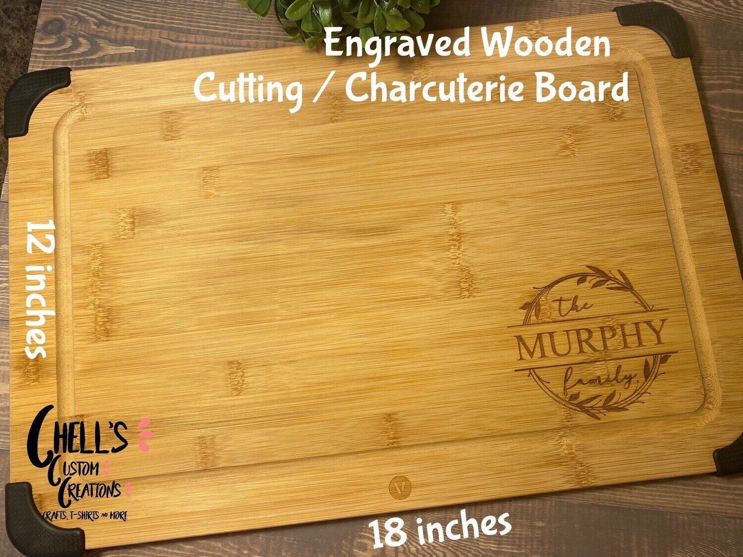 Engraved Wooden Cutting/ Charcuterie Board