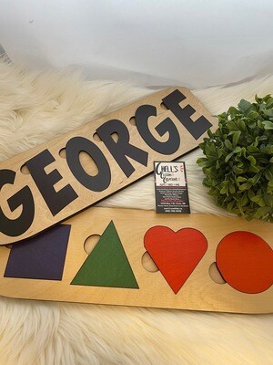 Wooden Kids Names Puzzle
