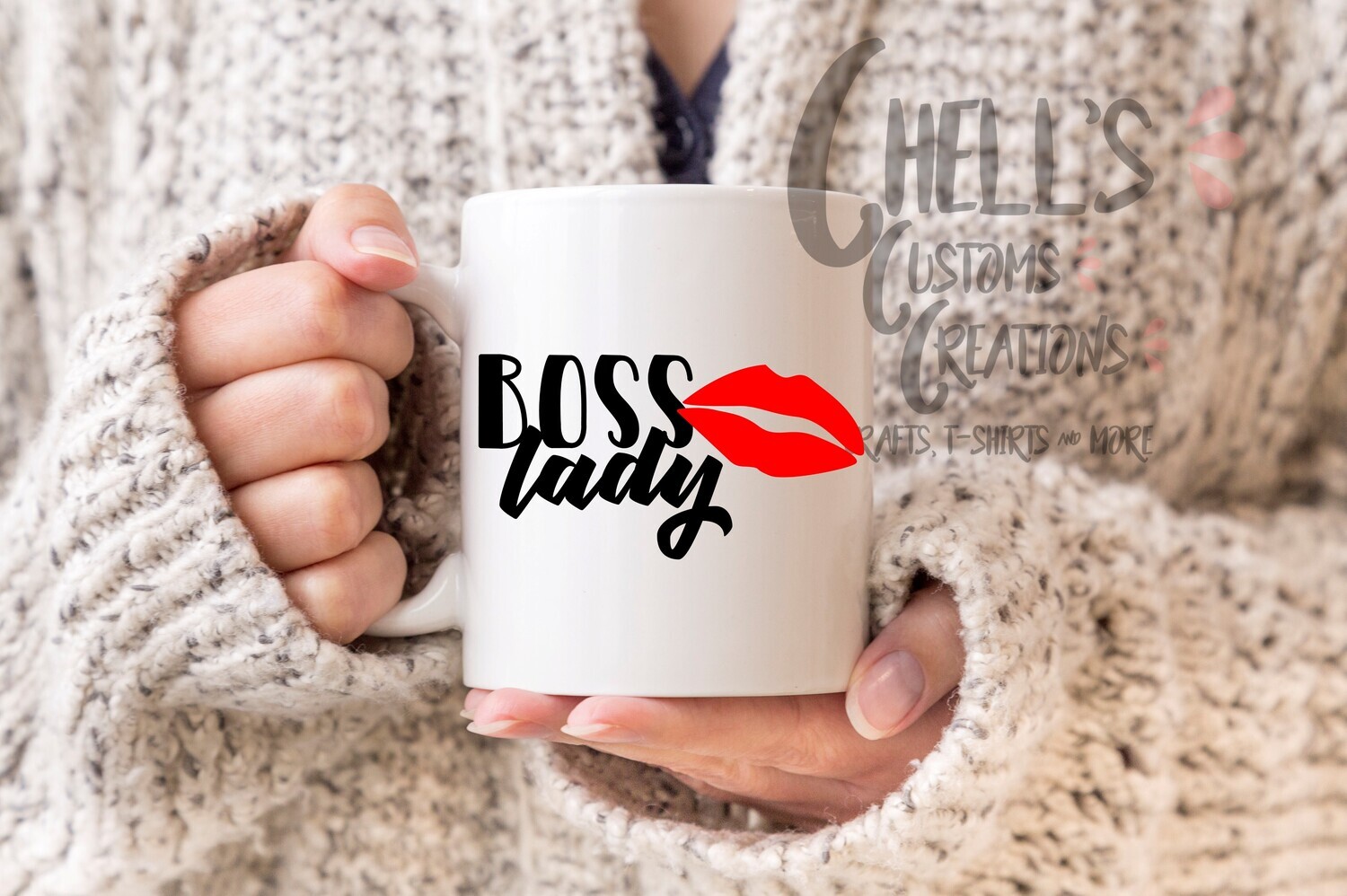 Boss Lady Red Lips Mug