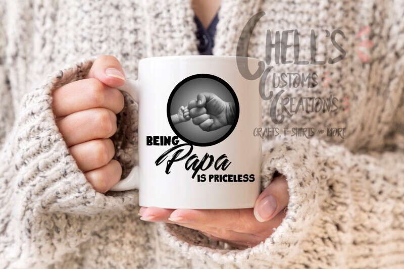 Being Papa Is Priceless Mug