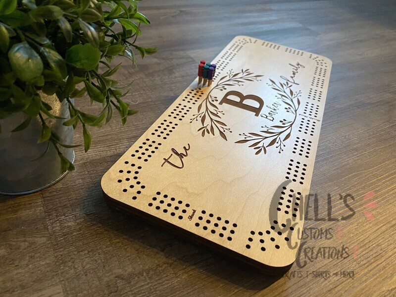 Custom Wooden Rectangle Crib Boards
