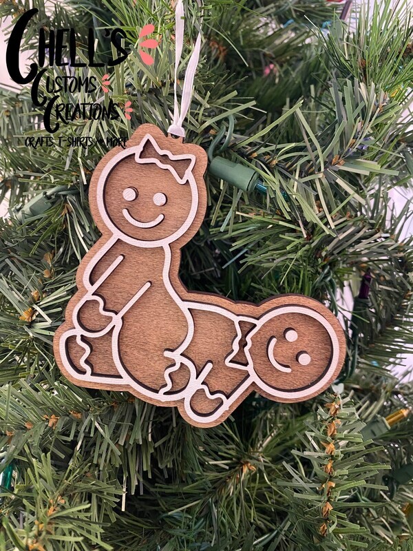 Naughty Gingerbread Backwards Cowgirl