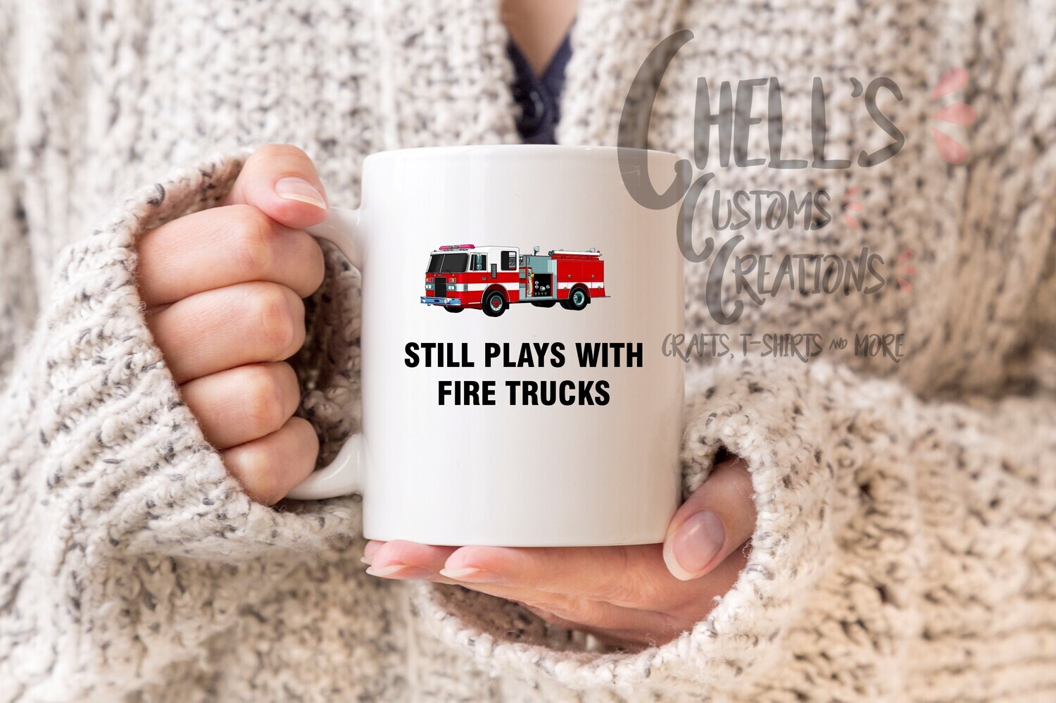 Still Pays With Fire Trucks Mug