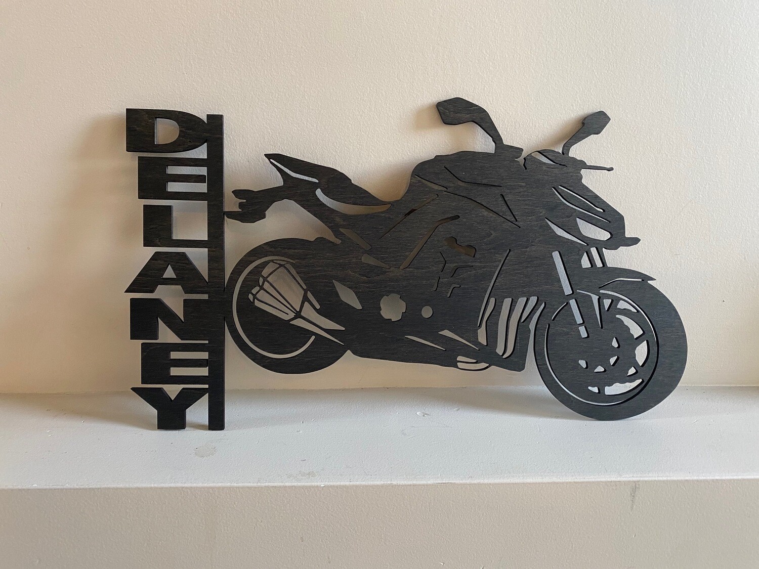 Motorbike Monogram Sign