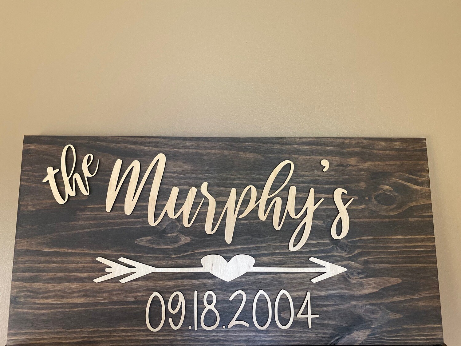 Large Wooden Custom Sign