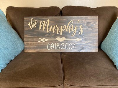 Large Wooden Custom Sign
