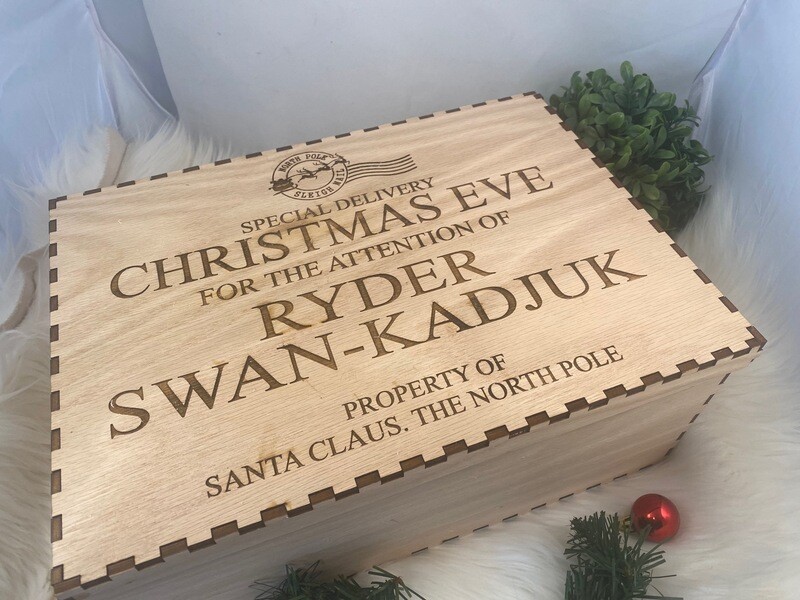 Wooden Christmas Eve Box