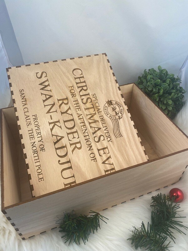 Wooden Christmas Eve Box