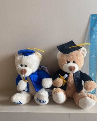 Small customized grad bears