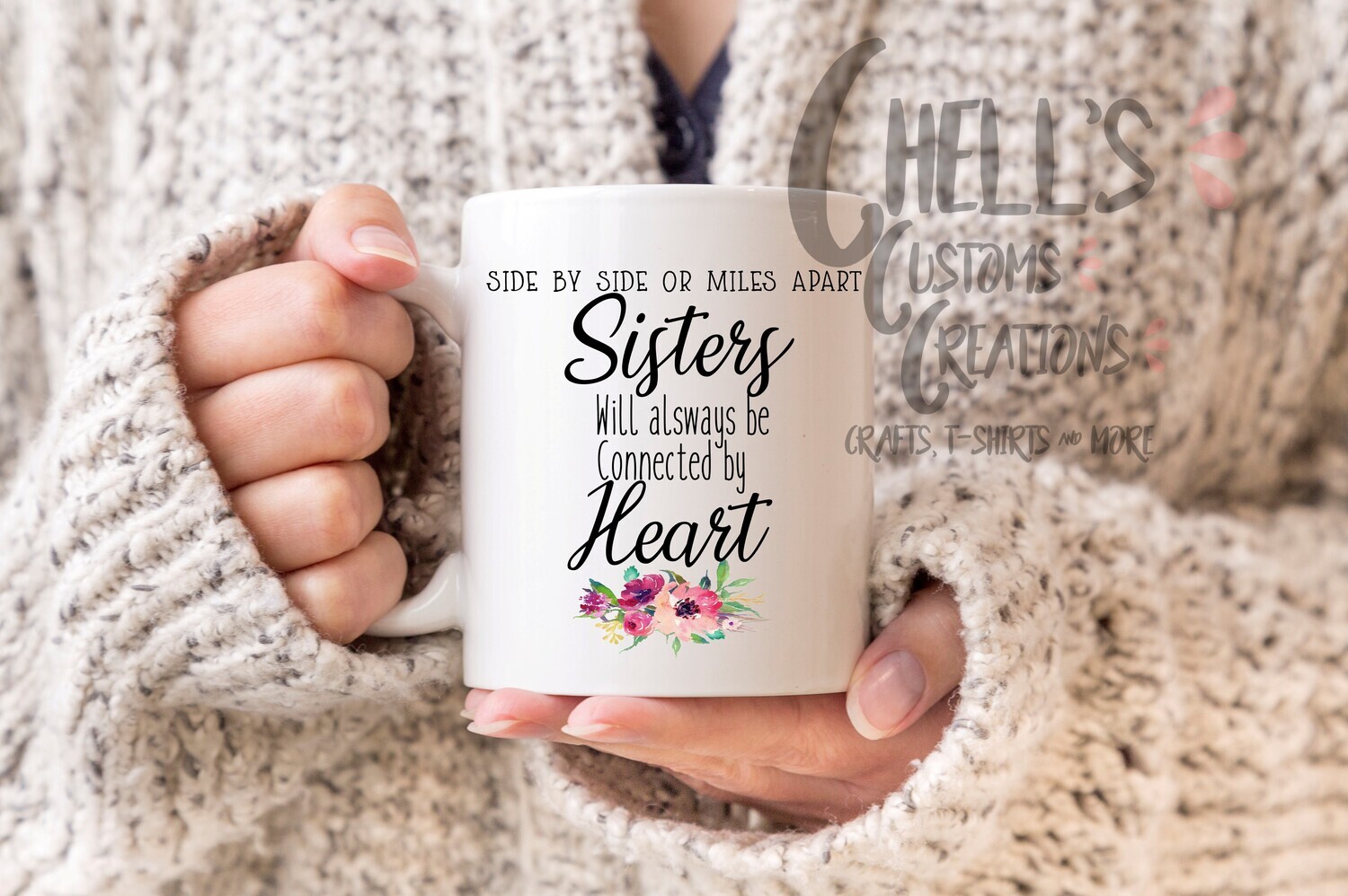 Side By Side Or Miles Apart Mug