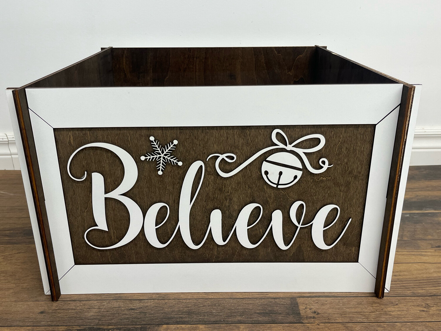 Believe Christmas Tree Box