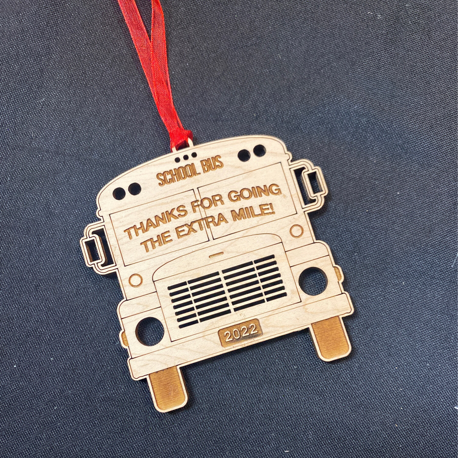 School Bus 2022 Ornament 