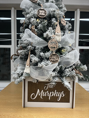 Joy Christmas Tree Box