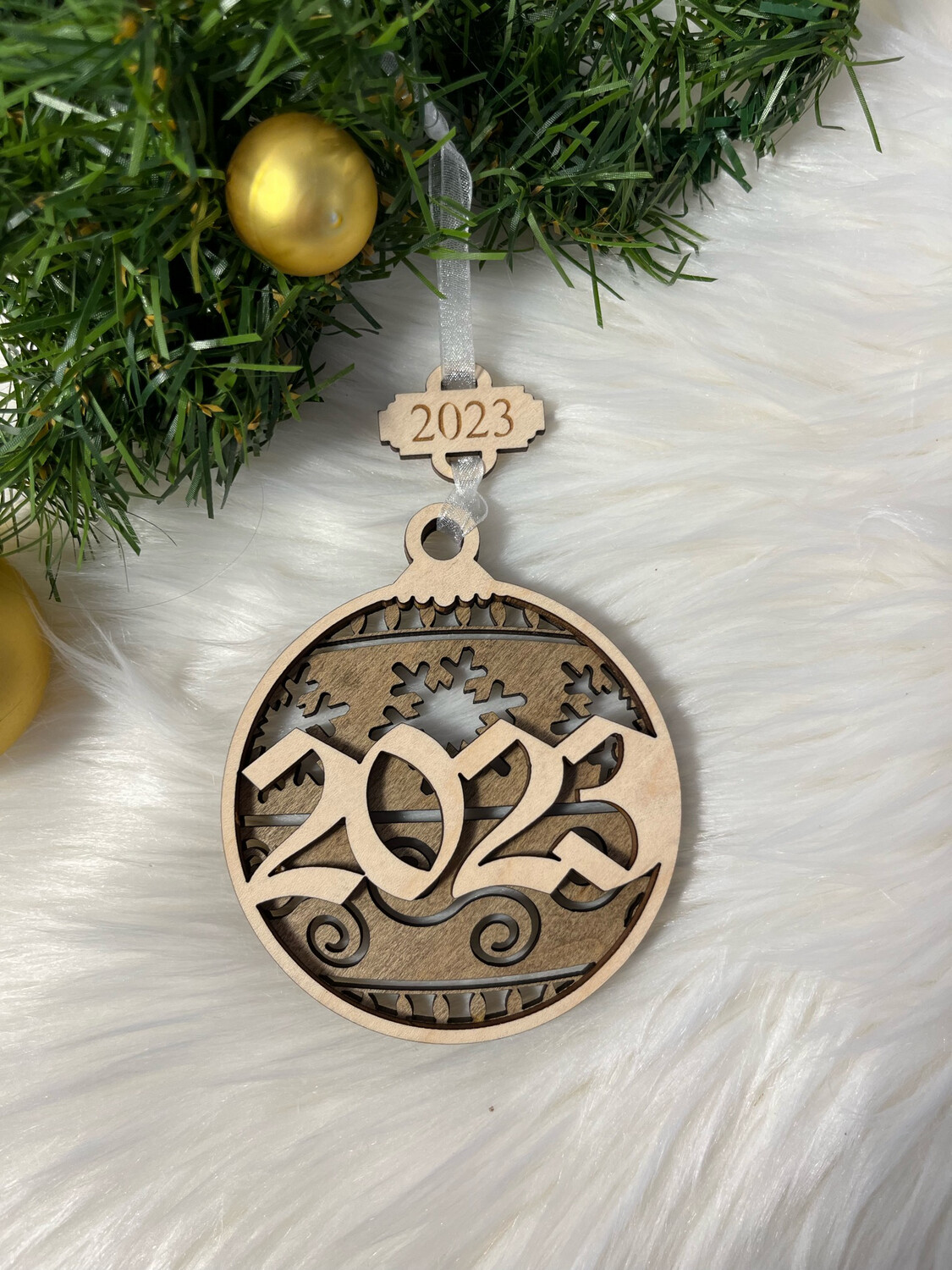 Teachers Aid 3D Wooden Circle Ornament