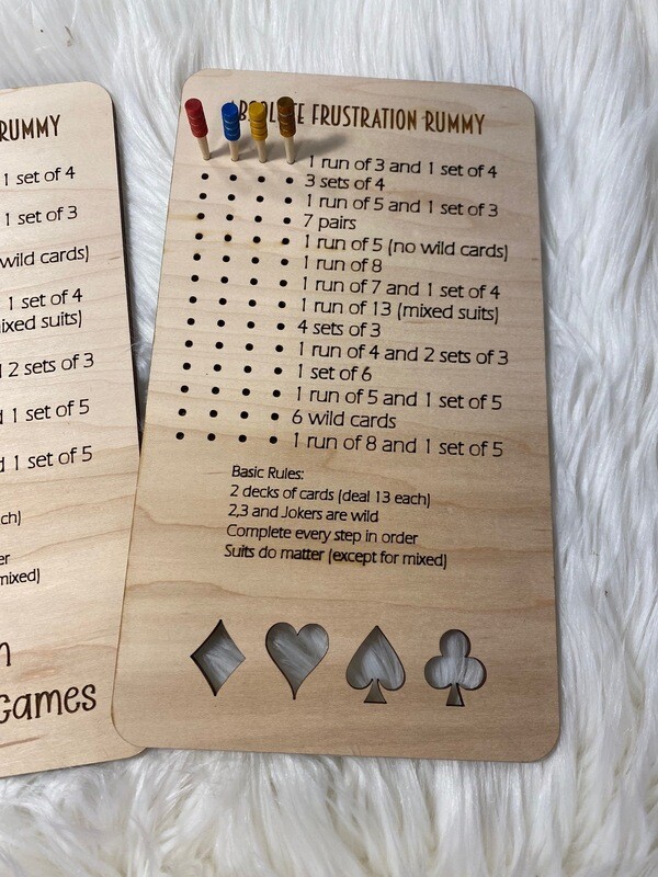 Wooden Frustration Rummy