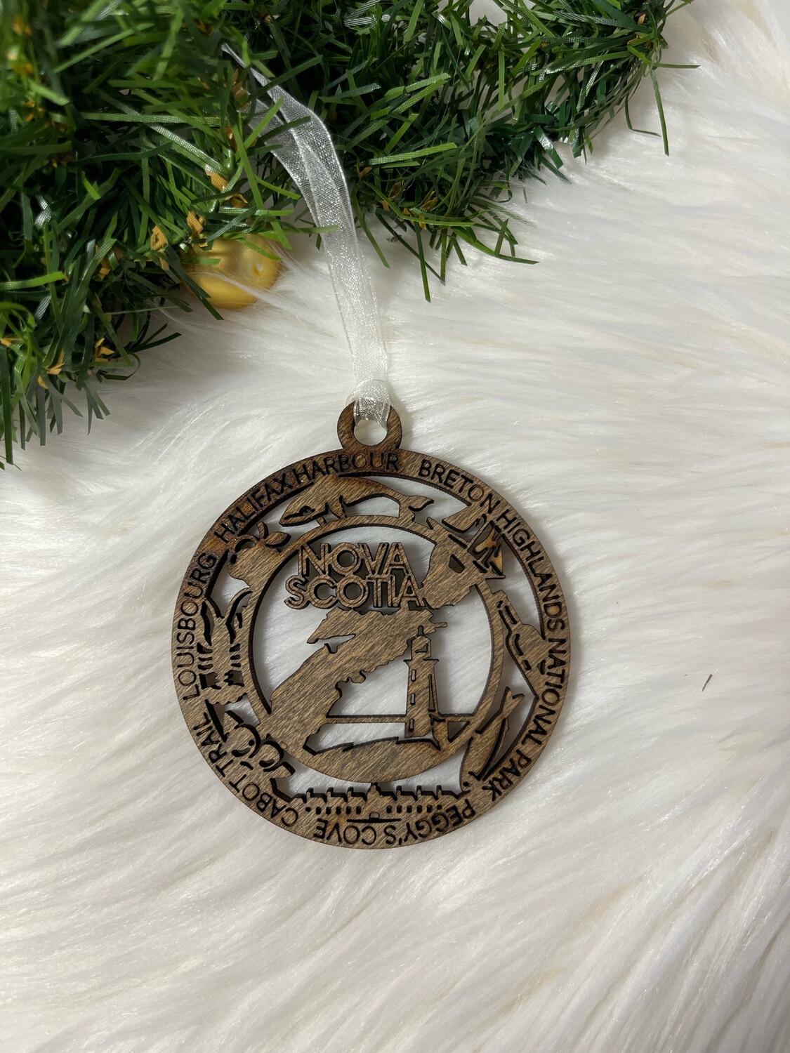 Nova Scotia Wooden Ornament
