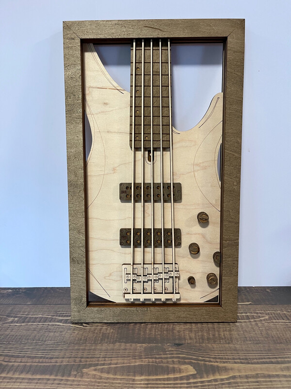 3D Base Guitar Wall Hanging