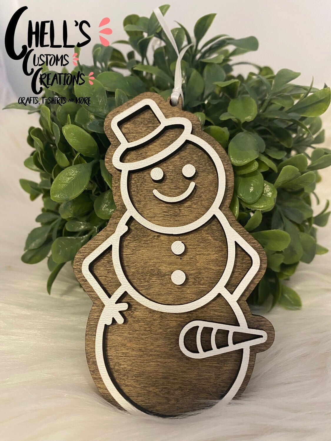 Naughty Gingerbread Happy Snowman
