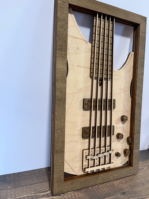 3D Acoustic Guitar Wall Hanging
