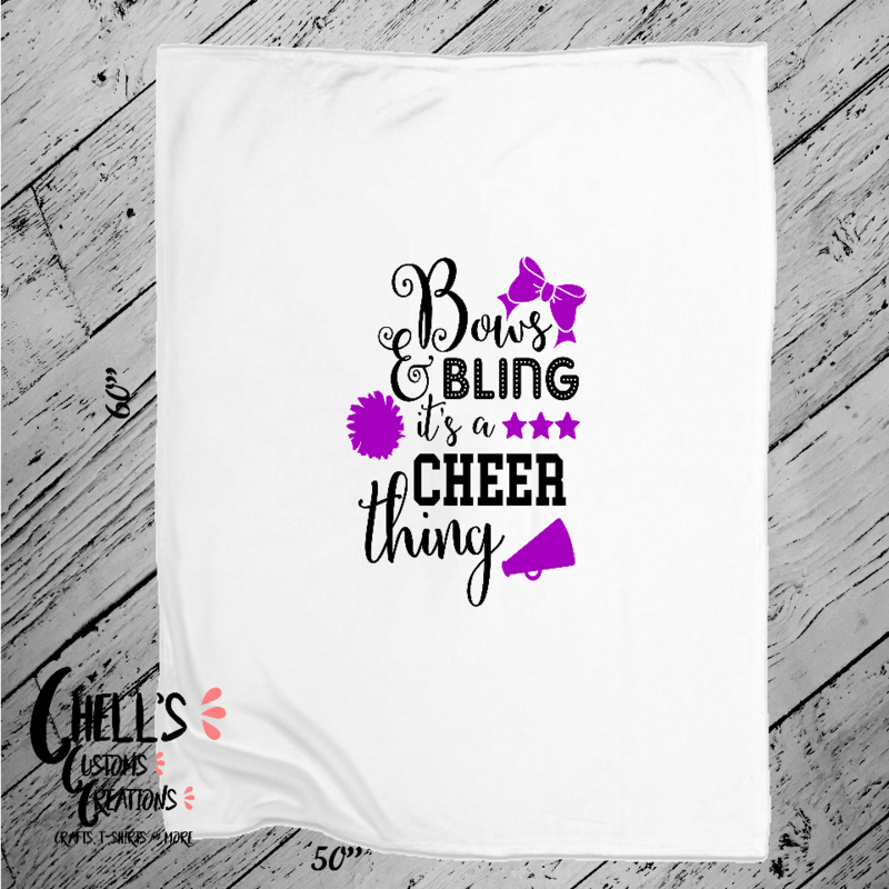 Bows And Bling It&#39;s A Cheer Thing Blanket