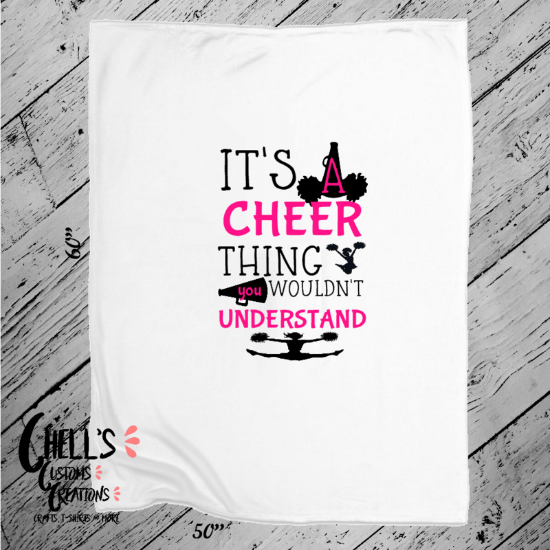It&#39;s A Cheer Thing You Wouldn&#39;t Understand Pink Blanket