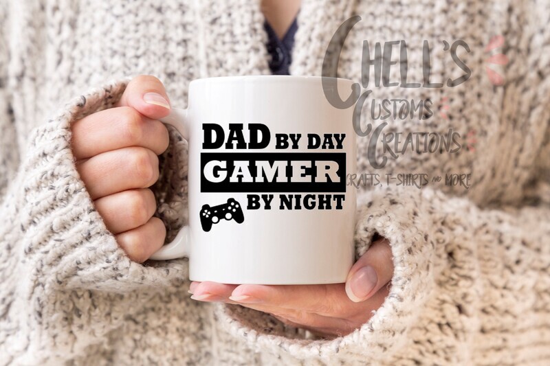 Dad By Day Gamer By Night Mug