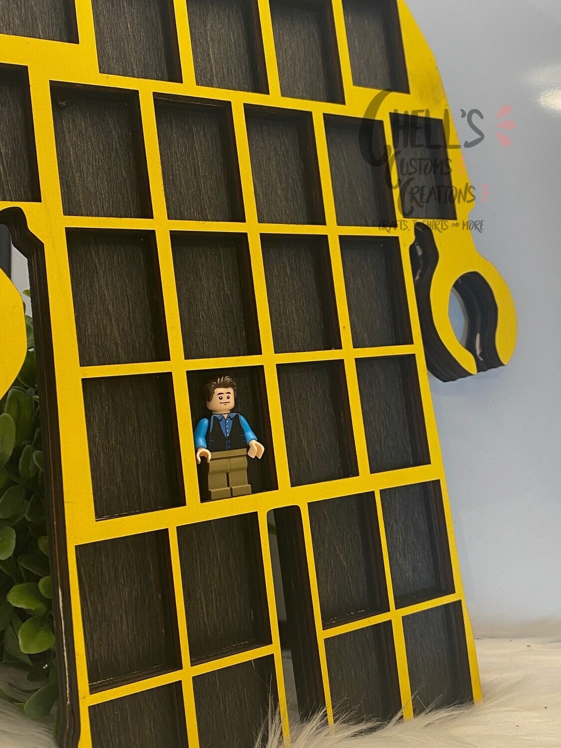 Wooden Lego Man Holder