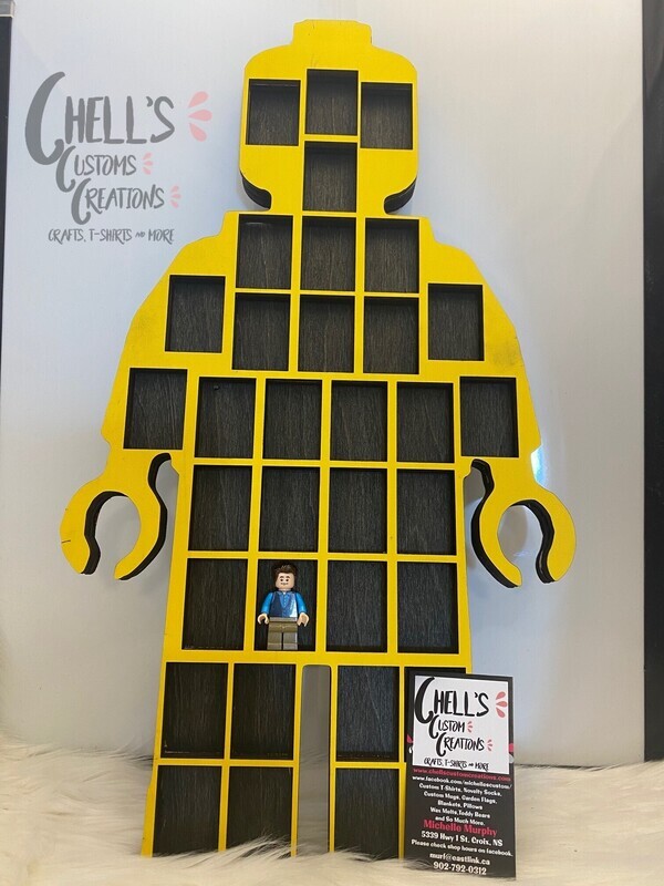 Wooden Lego Man Holder