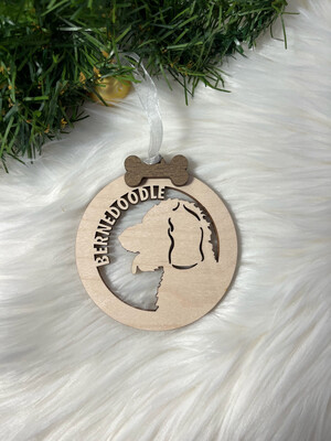 Beredoddle Dog Wooden Ornament