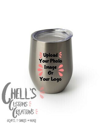 Metal Silver Wine Tumbler