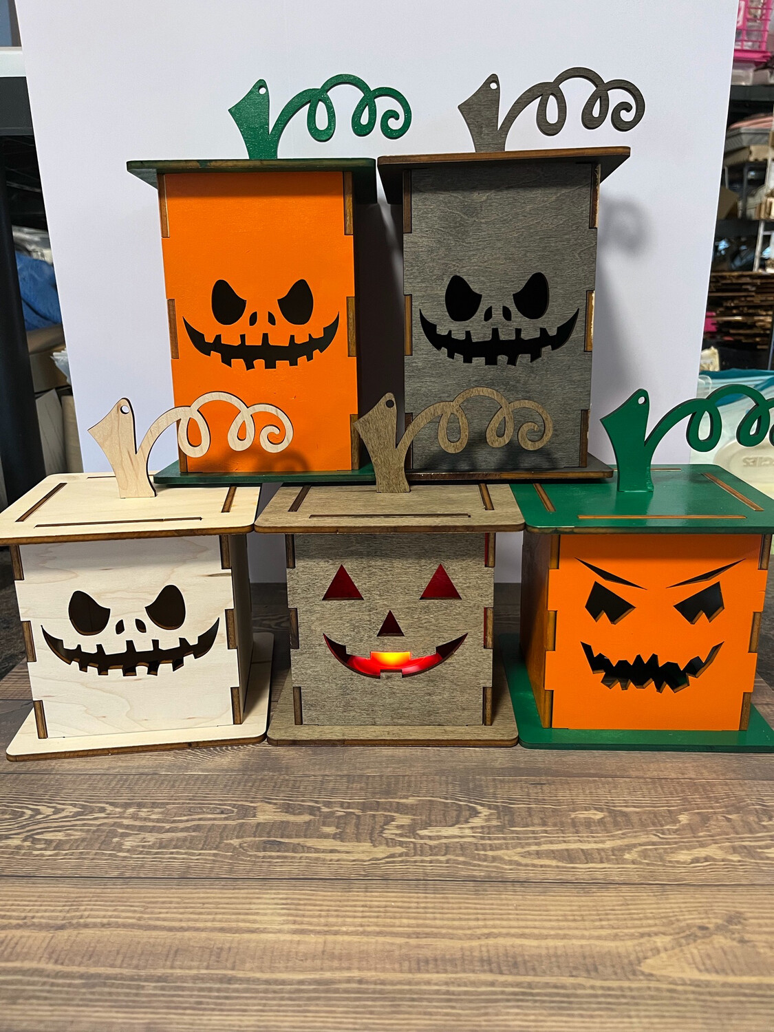 Wooden Pumpkins