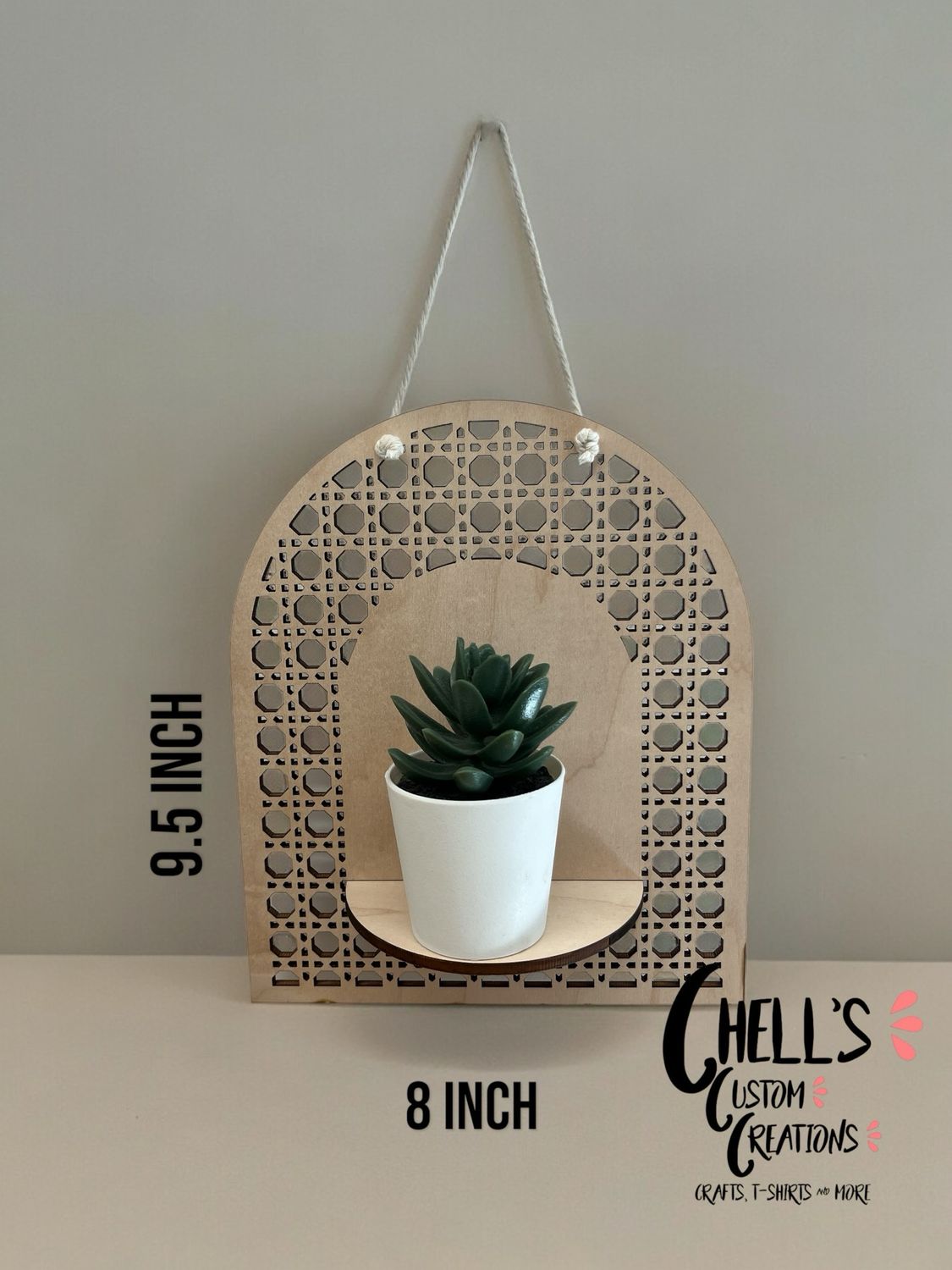 Rattian Hanging Shelf
