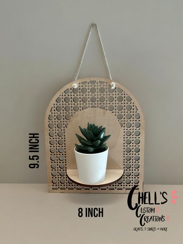 Rattian Hanging Shelf