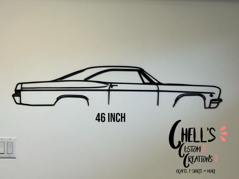 Wooden Car Silhouette Signs