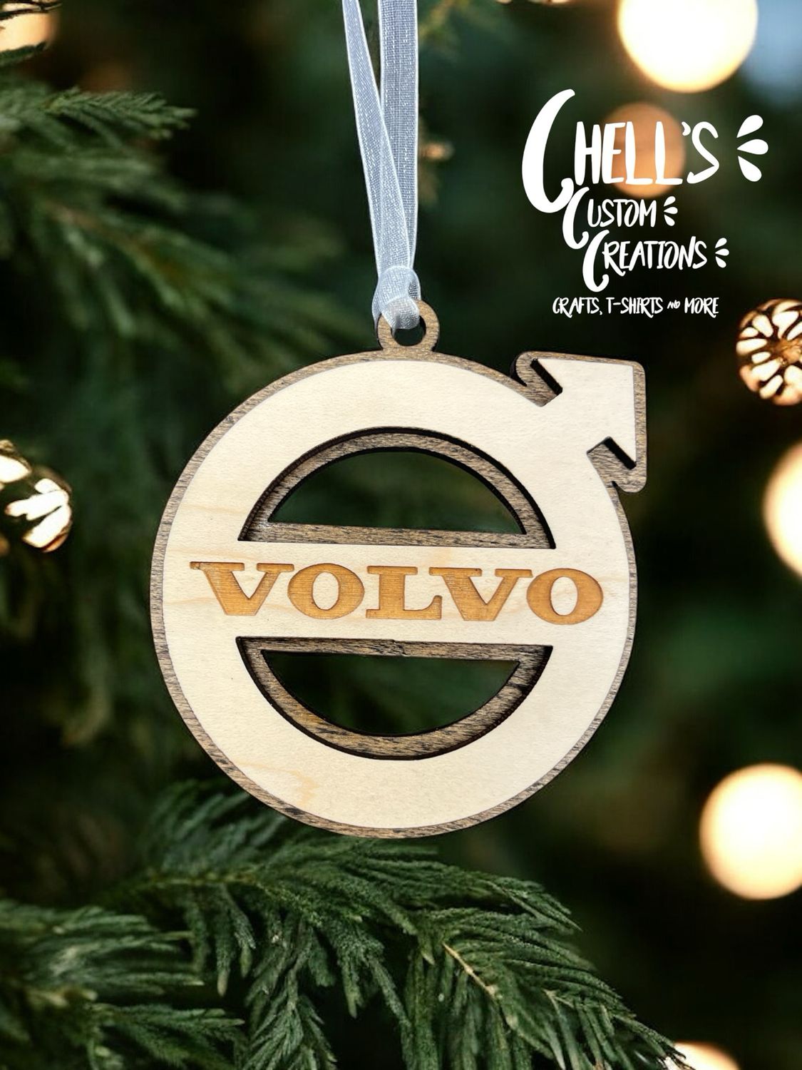 Volvo 3D Wooden Ornament