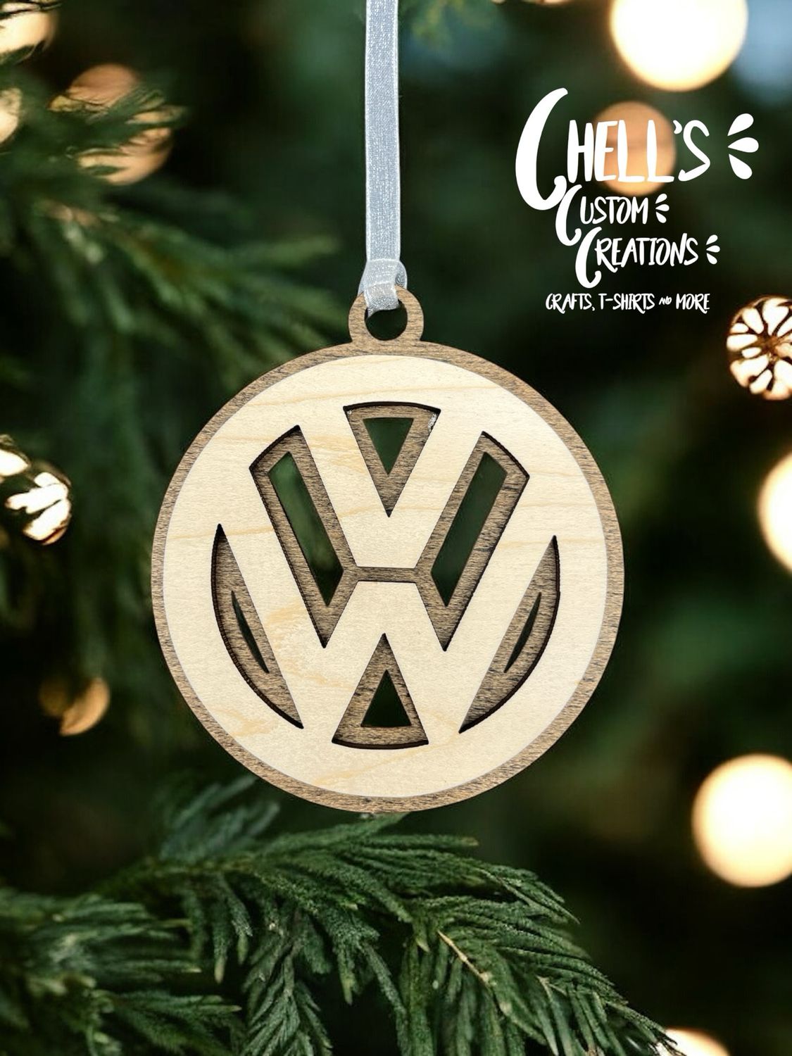 VW 3D Wooden Ornament
